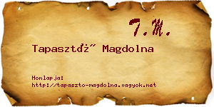 Tapasztó Magdolna névjegykártya